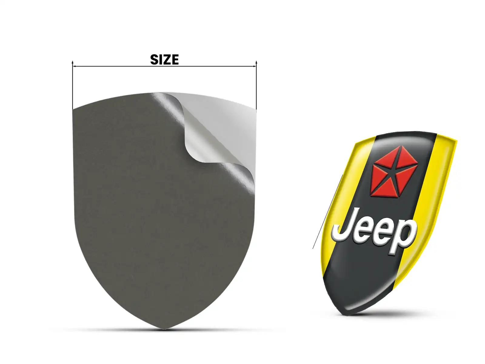 Jeep Emblema Auto Máximo Duradero Estilo Max Rendimiento
